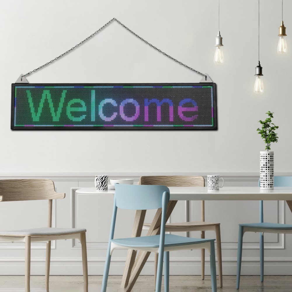 010375710187 - 40" LED Scrolling Sign with WiFi & USB Controls