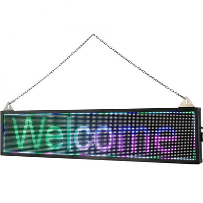 010375710187 - 40" LED Scrolling Sign with WiFi & USB Controls