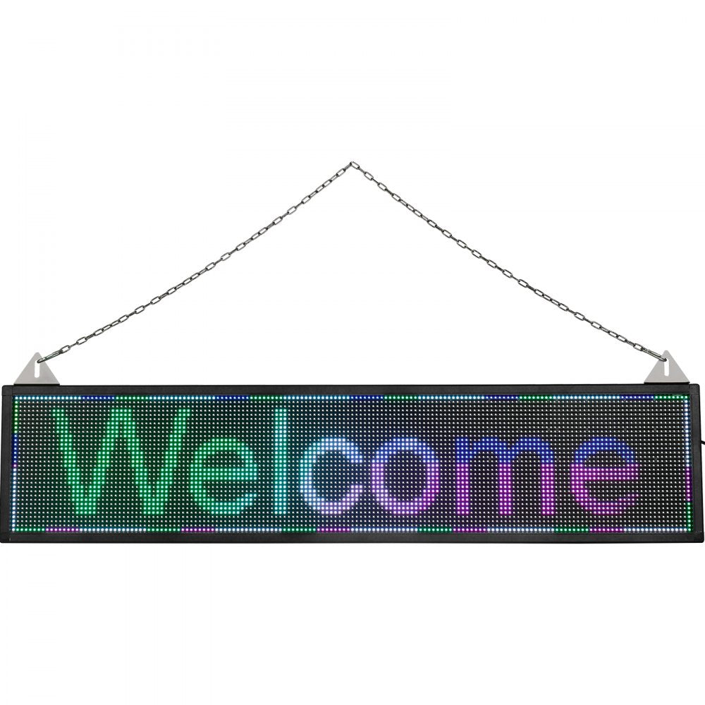 010375710187 - 40" LED Scrolling Sign with WiFi & USB Controls