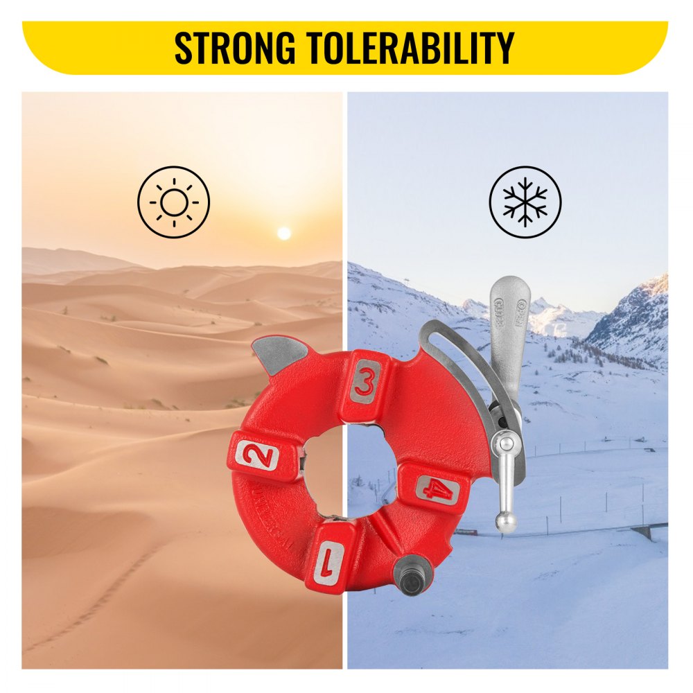 811A - Ductile Iron Self-Opening Dies Head for 1/8-2" Ridgid Models