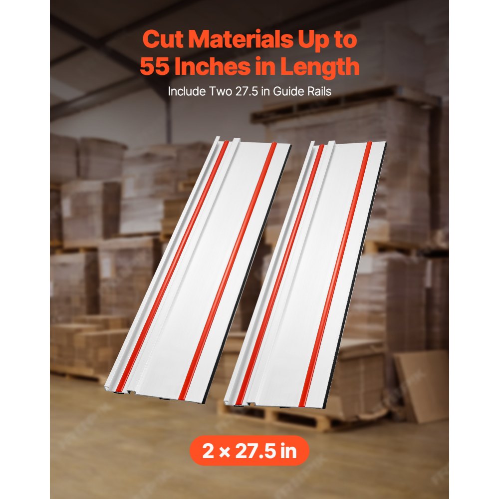0.7M - Premium 27.5 in Track Saw Guide Rail Kit for Precise Cuts