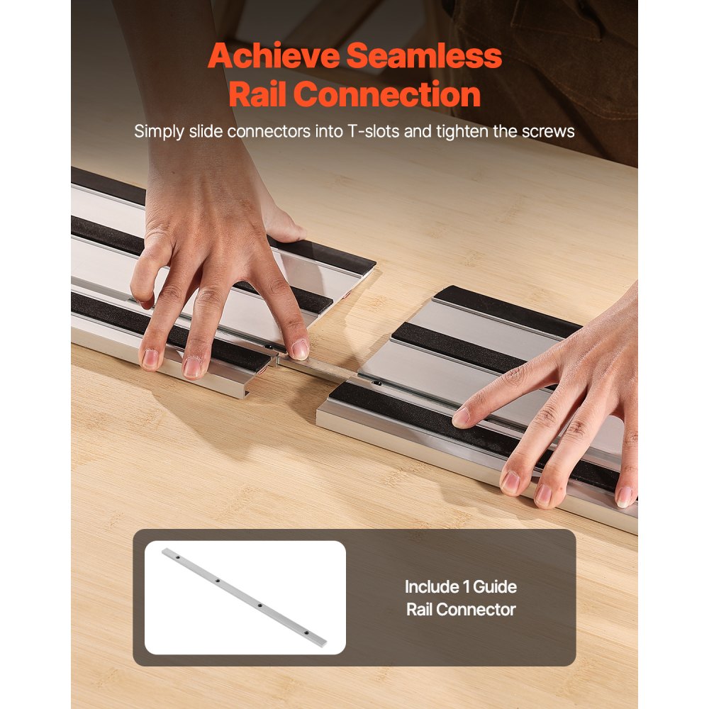 0.7M - Premium 27.5 in Track Saw Guide Rail Kit for Precise Cuts