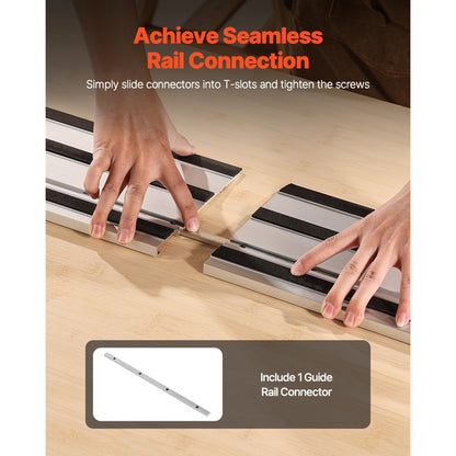 0.7M - Premium 27.5 in Track Saw Guide Rail Kit for Precise Cuts