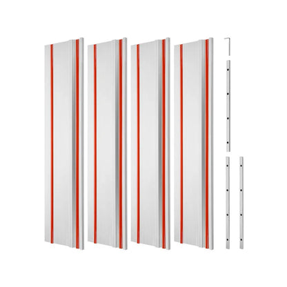 0.7M - 27.5" Aluminum Track Saw Guide Rail Kit with Connectors