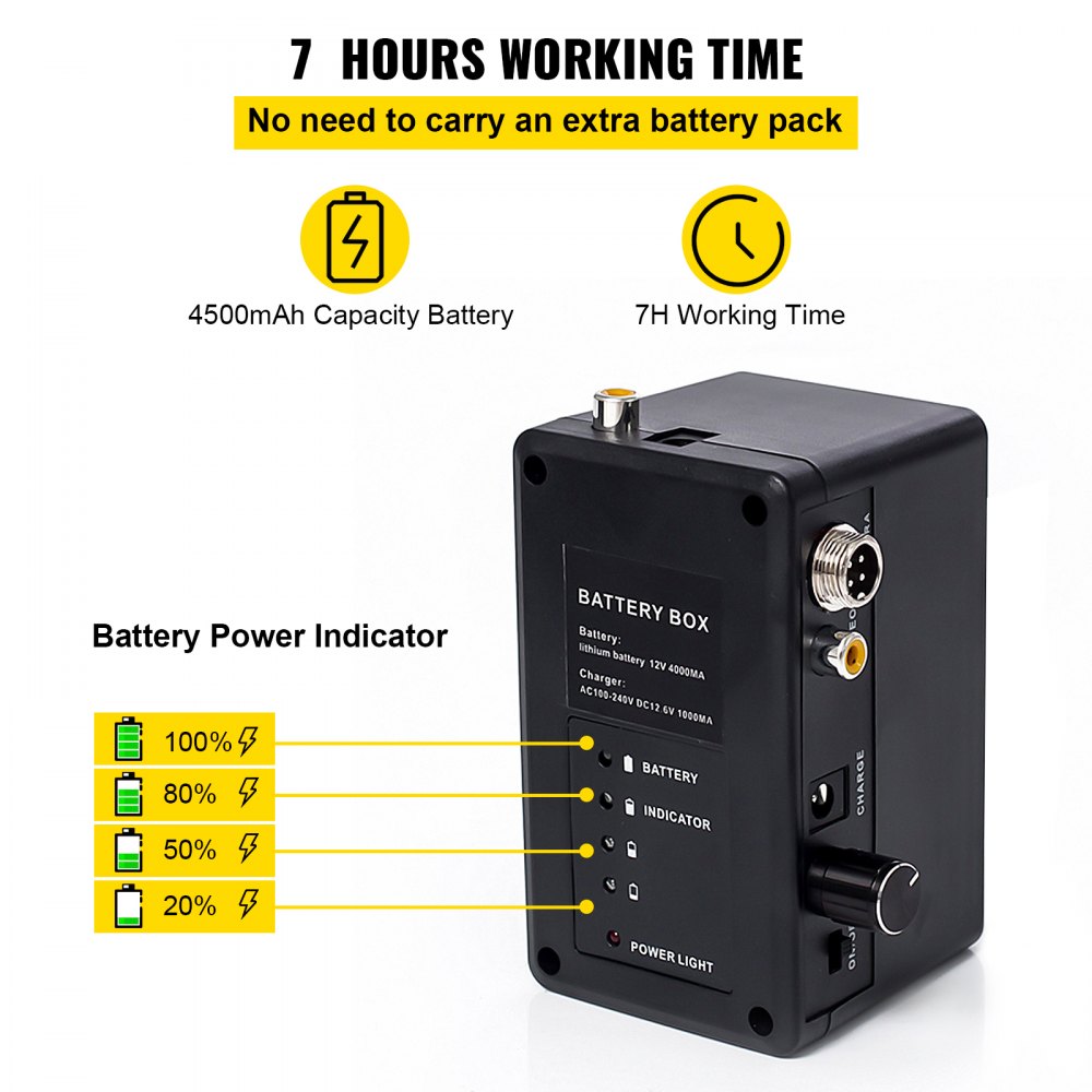 VV-SC-100 - 100ft Sewer Inspection Camera with 7-Inch Screen & Locator