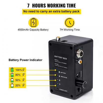VV-SC-165 - 7" HD Sewer Inspection Camera with 165' Cable & Locator