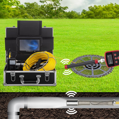 VV-SC-165 - 7" HD Sewer Inspection Camera with 165' Cable & Locator