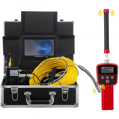 VV-SC-165 - 7" HD Sewer Inspection Camera with 165' Cable & Locator