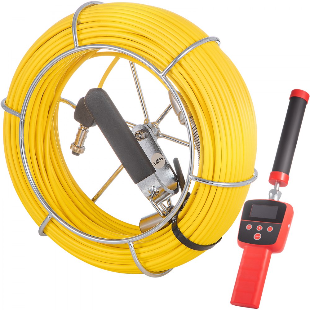 VV-SC-165 - 7" HD Sewer Inspection Camera with 165' Cable & Locator