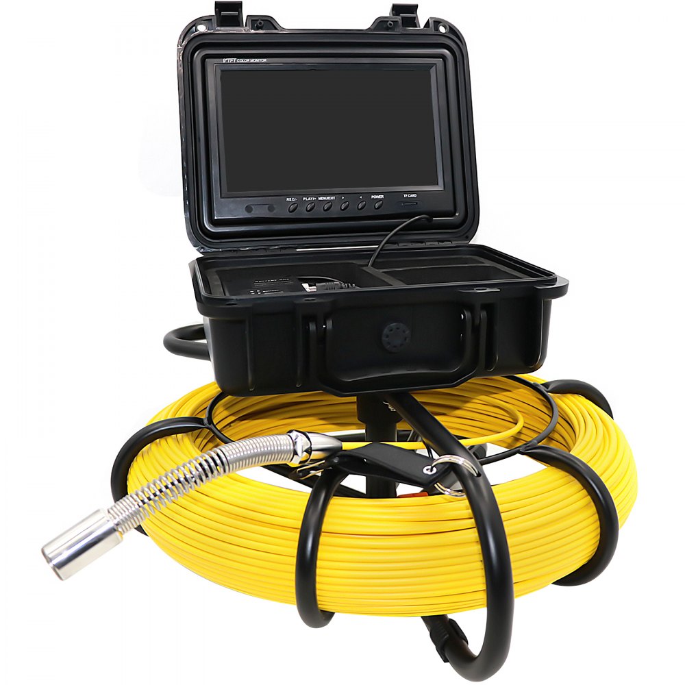 VV-SC-328 - 9" 720P Sewer Inspection Camera with Long Cable