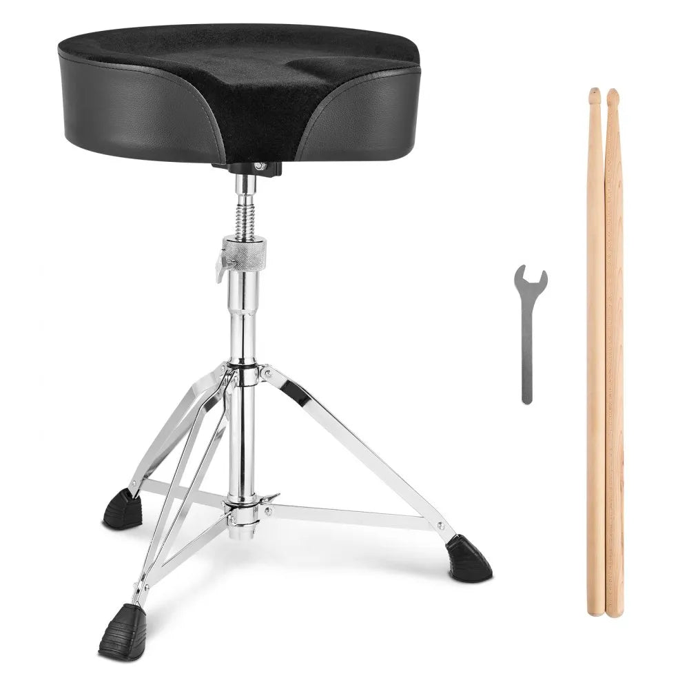 ADT-30 - Ergonomic Saddle Drum Throne, 22-27.8 in, Comfort for All Drummers