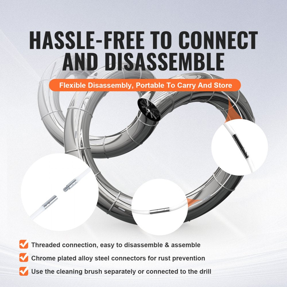 DB29 - 29-Piece Dryer Vent Cleaning Kit with Nylon Brush