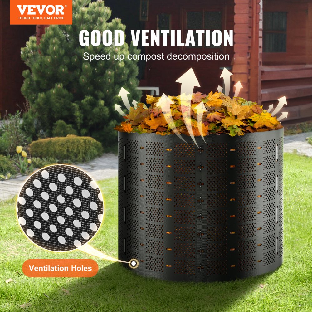 335*90cm - 220 Gallon Expandable Compost Bin with Air Circulation