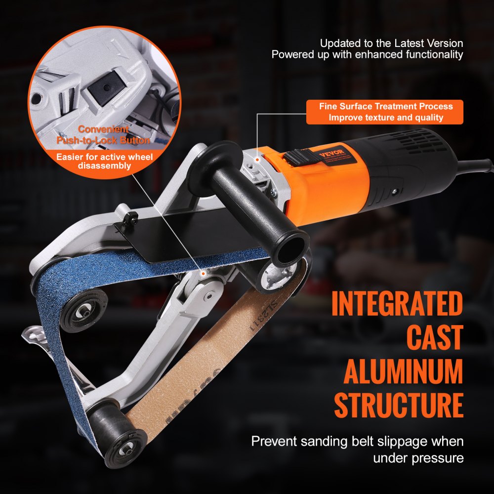 S1P-HJ2501-H - Durable Pipe Sander with Variable Speed for Efficient Finish