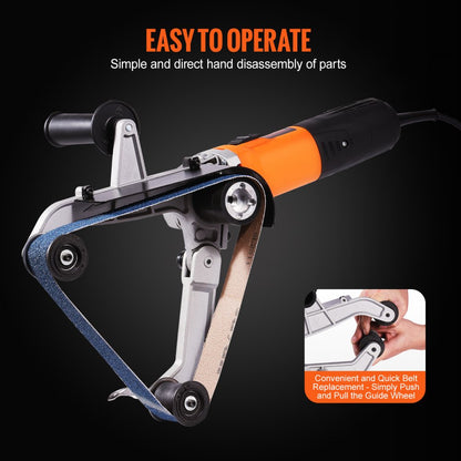 S1P-HJ2501-H - Durable Pipe Sander with Variable Speed for Efficient Finish