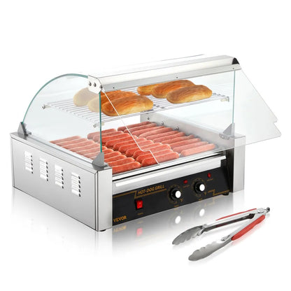 SC-11XD - Stainless Steel Hot Dog Roller Cooks 30 in 15 Minutes