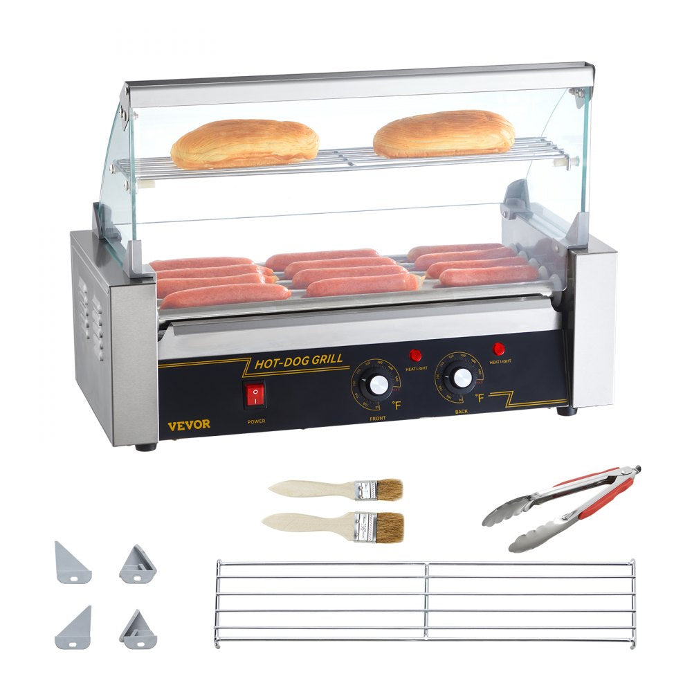 SC-5XD - Durable Stainless Steel Hot Dog Roller with Dual Temperature Control