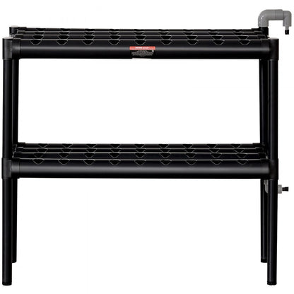 VV2-72W - 72-Site Hydroponic System, Durable PVC, Space-Saving Design