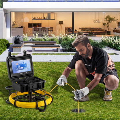 010661582246 - 150FT Pipeline Inspection Camera with 9" Monitor & DVR Function