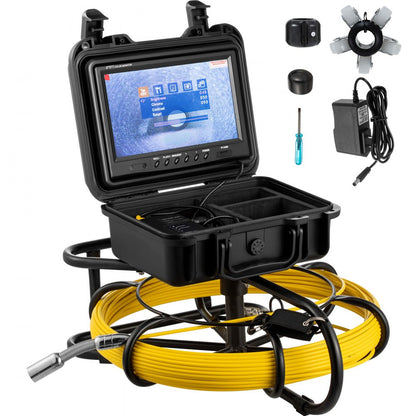 010661582246 - 150FT Pipeline Inspection Camera with 9" Monitor & DVR Function