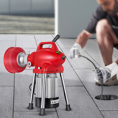 010227957624 - 250W Portable Electric Drain Cleaner with 6 Cutters