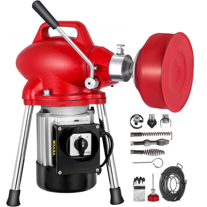 010227957624 - 250W Portable Drain Cleaner with 400RPM Speed