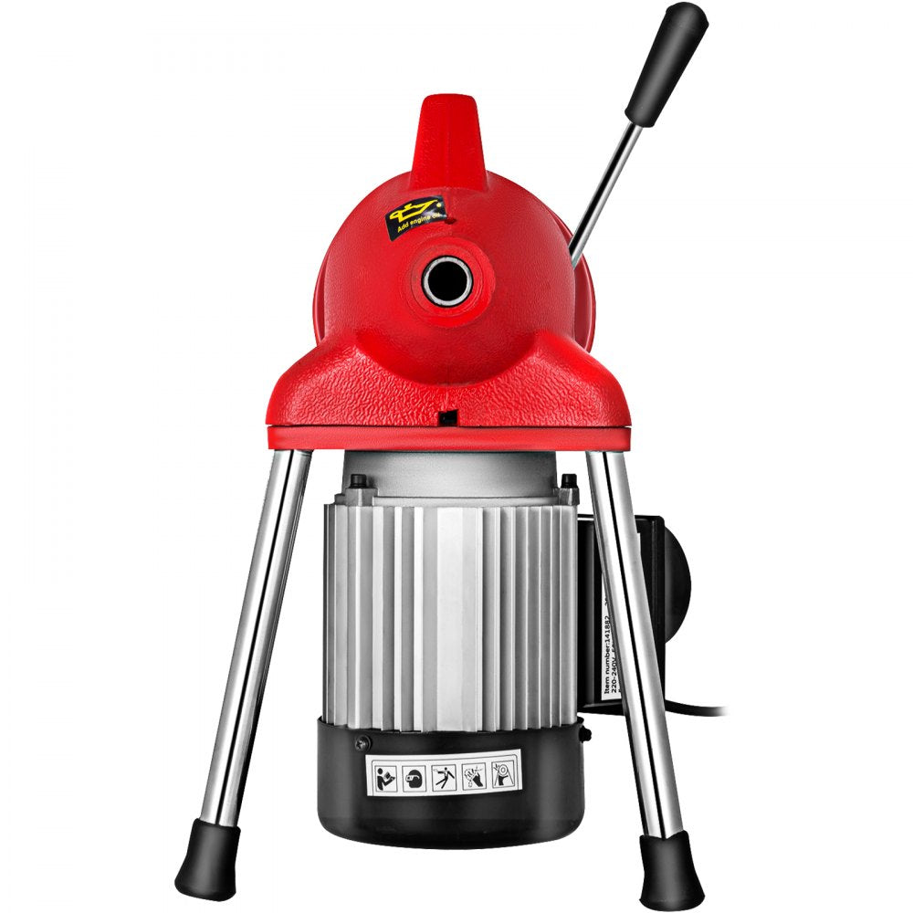 010227957624 - 250W Portable Electric Drain Cleaner with 6 Cutters