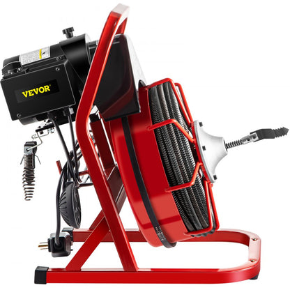 D1000 - VEVOR 75FT Electric Drain Auger for Clog Removal