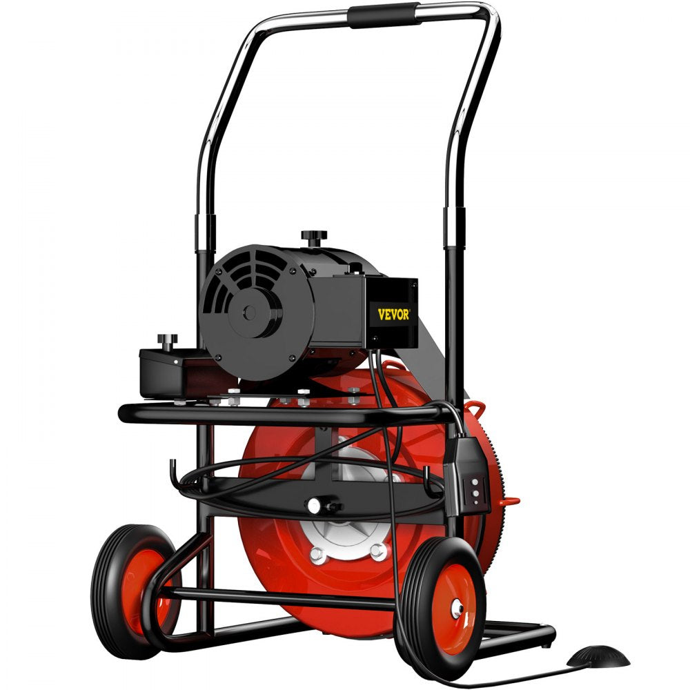 D1000 - VEVOR 75 Ft Durable Electric Drain Cleaner with Cutters