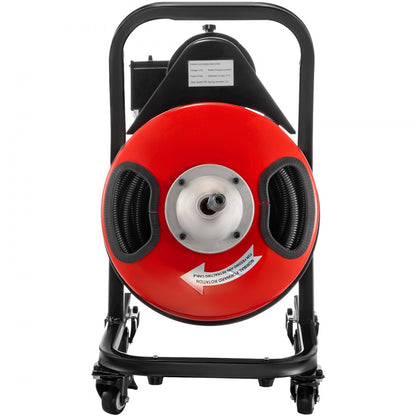 010419458583 - 50FT VEVOR Electric Drain Auger with Versatile Cutters