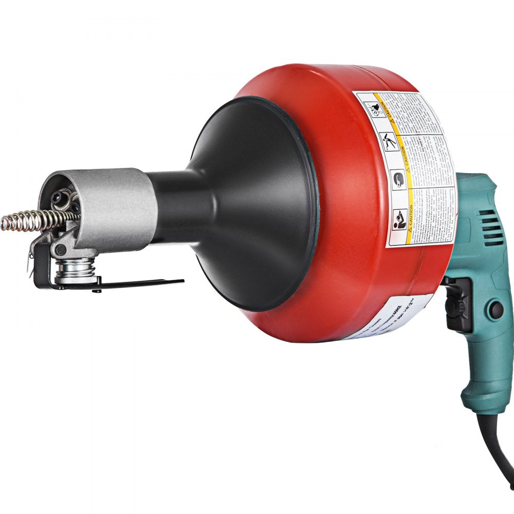 010694421272 - 26ft Portable Electric Drain Auger Cleaner for Unclogging