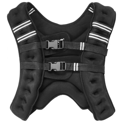 JS-VEST005-3 - Breathable Weighted Vest with Pockets for Custom Fit