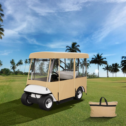010969049626 - Waterproof 4-Person Golf Cart Cover, 78.7in x 43.3in, Durable Design