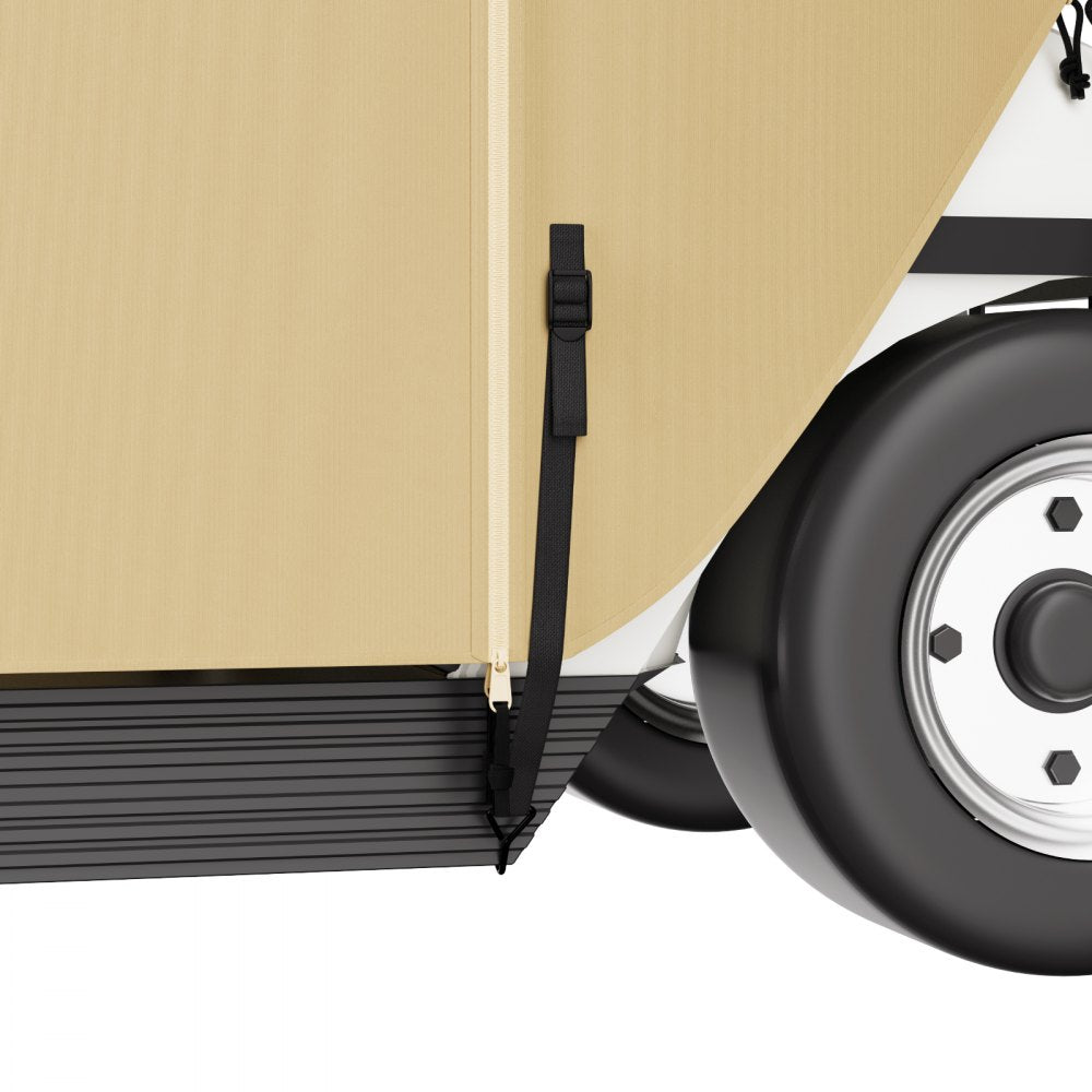 010969049626 - Waterproof 4-Person Golf Cart Cover, 78.7in x 43.3in, Durable Design