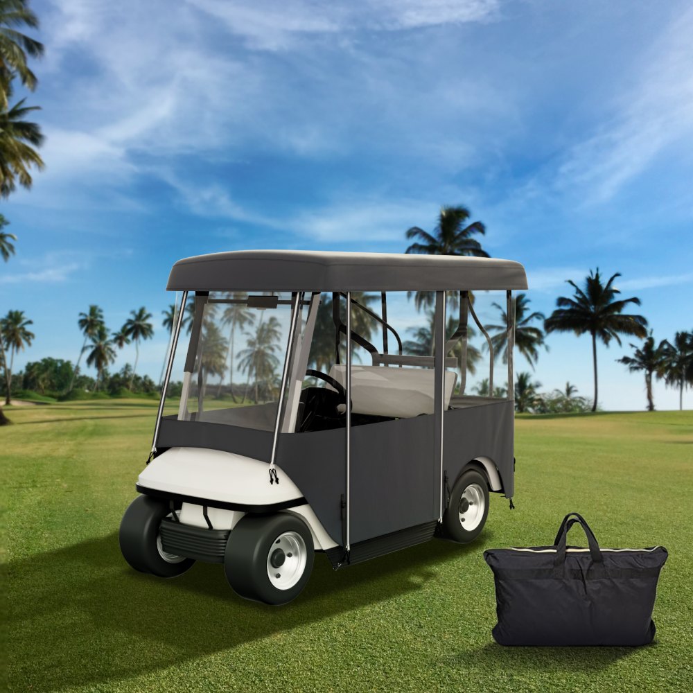 010397863296 - 4-Person Golf Cart Cover, Easy Install, Weather Protection