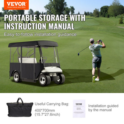 010774751669 - VEVOR 86" Golf Cart Cover for 4-Passenger Models