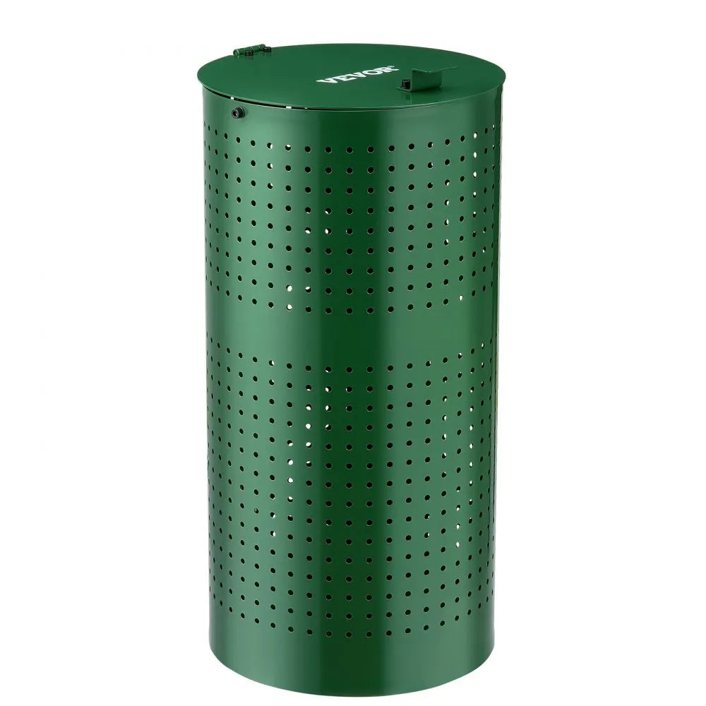 HBD008-4 - 11.5-Gallon Weather-Resistant Dog Waste Bin with Lid