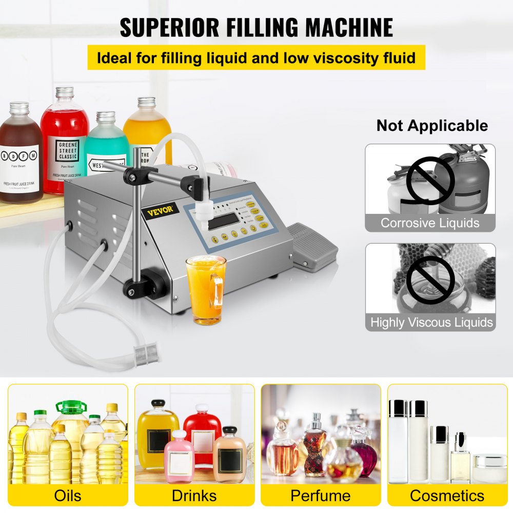 GFK-160 - Precision Liquid Filling Machine for 2-3500ml, High-Speed 30 BPM