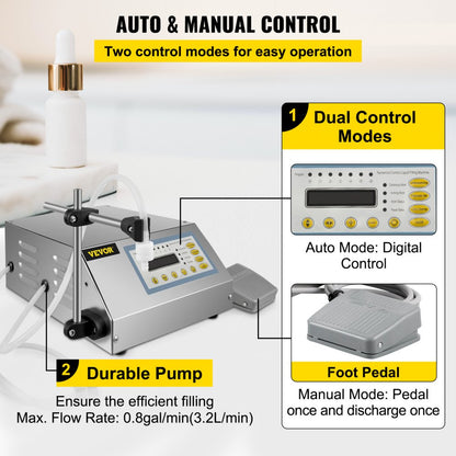 GFK-160 - Precision Liquid Filling Machine for 2-3500ml, High-Speed 30 BPM