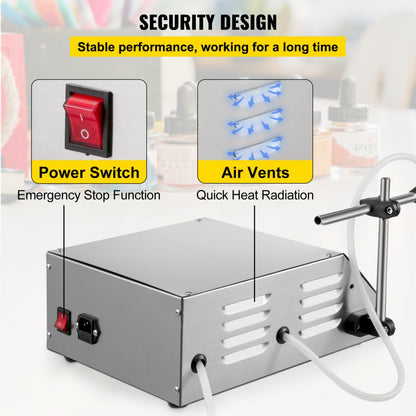 GFK-160 - Precision Liquid Filling Machine for 2-3500ml, High-Speed 30 BPM