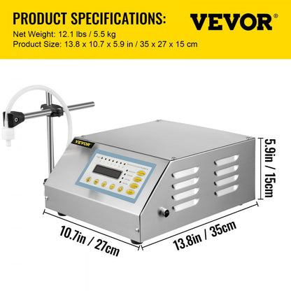 GFK-160 - Precision Liquid Filling Machine for 2-3500ml, High-Speed 30 BPM