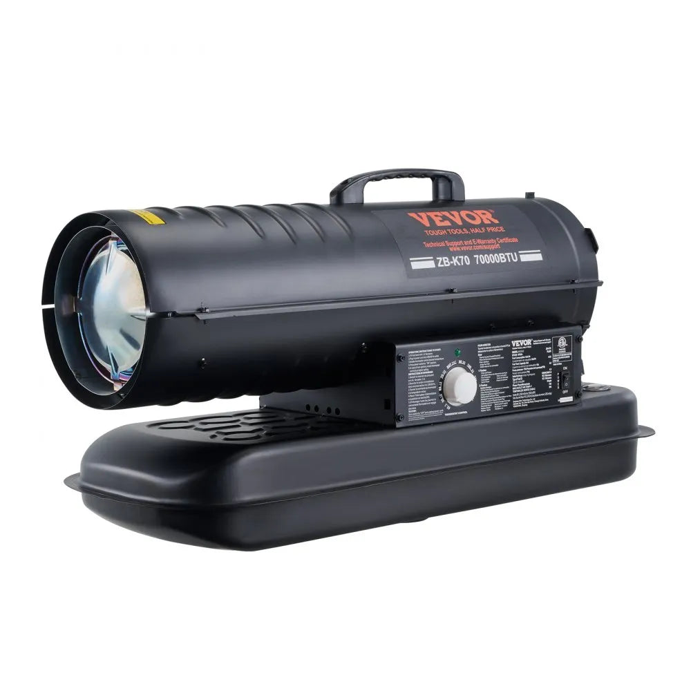 ZB-K70 - 70,000 BTU Kerosene Air Heater for Large Spaces