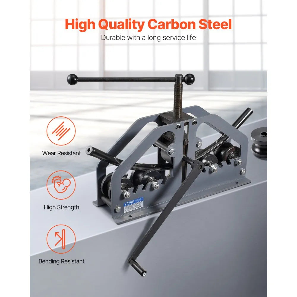 TR60A - 1-1/2" Manual Tube Roller Bender with 6 Durable Dies