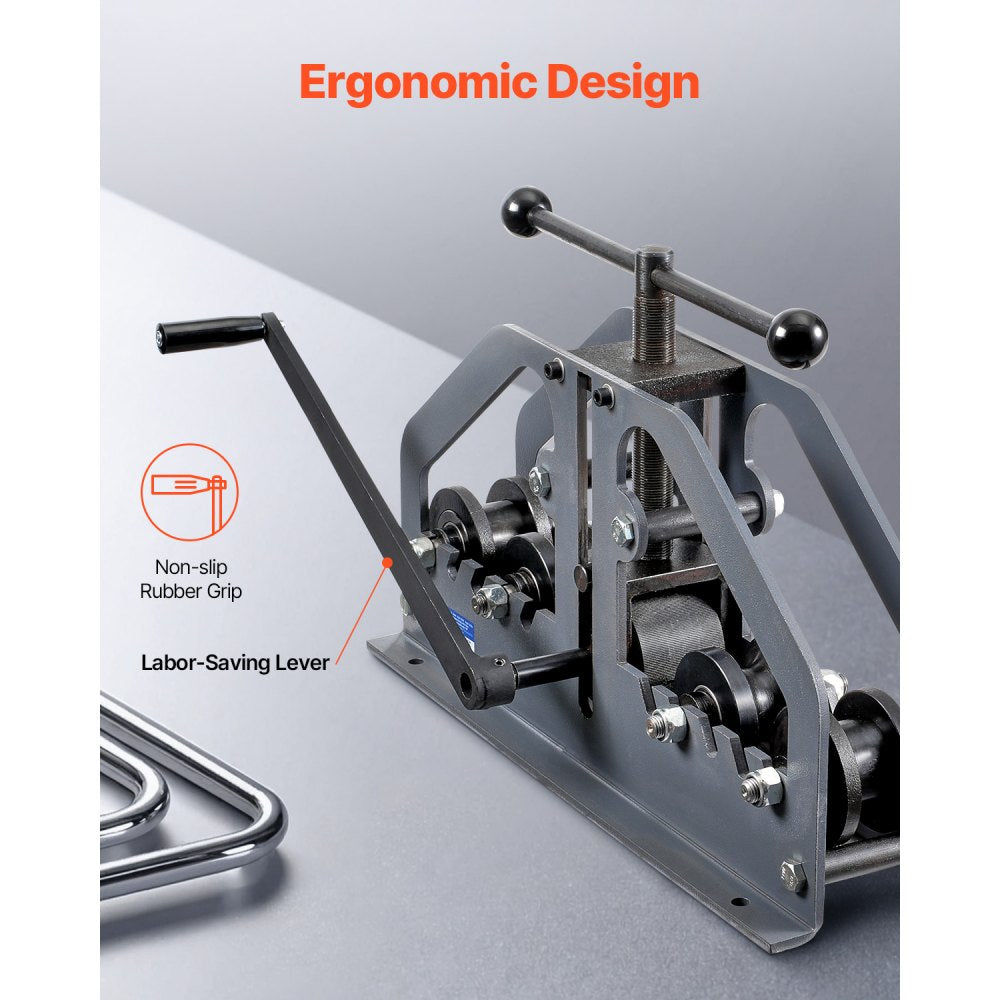 TR60A - 1-1/2" Manual Tube Roller Bender with 6 Durable Dies