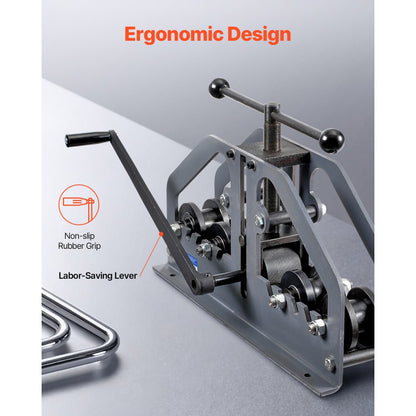 TR60A - 1-1/2" Manual Tube Roller Bender with 6 Durable Dies