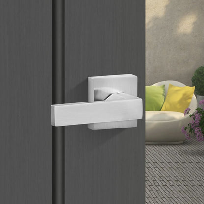 DT1103-PS-SN - Durable Satin Nickel Door Handle with Adjustable 7.87" to 9" Spacing