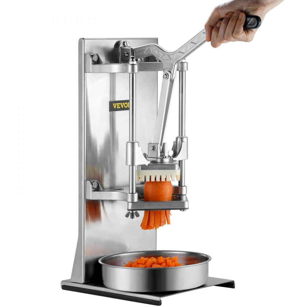 QTJ-J002XE - Durable Stainless Steel French Fry Cutter with 4 Blades