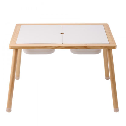 JRG-SKU2S - 32.1"x23.6" Pine Sensory Table for Kids' Creative Play