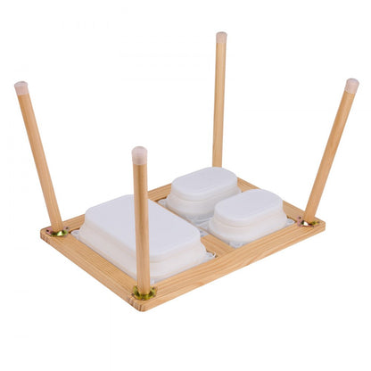 JRG-SKU2S - 32.1"x23.6" Pine Sensory Table for Kids' Creative Play