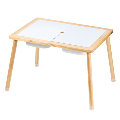 JRG-SKU2S - 32.1"x23.6" Pine Sensory Table for Kids' Creative Play